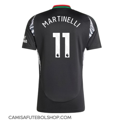 Camisa de time de futebol Arsenal Gabriel Martinelli #11 Replicas 2º Equipamento 2024-25 Manga Curta